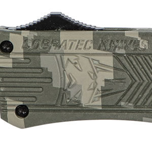 CobraTec Knives MADCCTK1MDNS CTK-1  Medium 3" OTF Drop Point Plain D2 Steel Blade/Army DigiCamo Aluminum Handle Features Glass Breaker Includes Pocket Clip