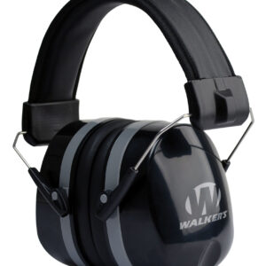 Walker's GWPEXFM5 Premium Passive Muff 32 dB Over the Head Black Polymer