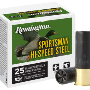 Remington Ammunition 20005 Sportsman Hi-Speed Steel 12Gauge 2.75" 1oz 6Shot 25 Per Box/10 Case