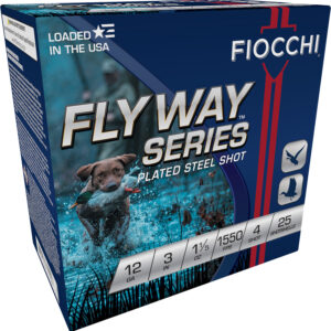 Fiocchi 123ST154 Flyway  12Gauge 3" 1 1/5oz 4Shot 25 Per Box/10 Case