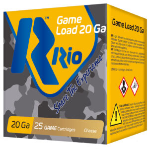 Rio Ammunition RC2075 Game Load  20Gauge 2.75" 1oz 7.5Shot 25 Per Box/10 Case