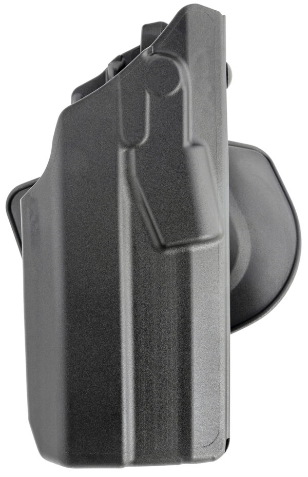 Safariland 73788325411 7378-7TS-ALS  OWB Black SafariSeven Compatible with Glock 17 w/Light, Belt Slide/Paddle Mount, Right Hand
