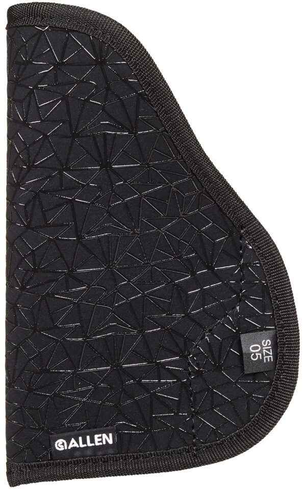 Allen 44905 Spiderweb In-The-Pocket Conceal Carry Holster Size 05 Black Nylon w/Web Grip Pattern, Compatible w/Glock 17/22/29/Springfield XD Ambidextrous