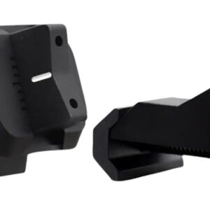 XS Sights AR00081N XTI2 45 Degree Offset BUIS Non-Tritium Set  Black Orange Front White Stripe Rear for AR-15