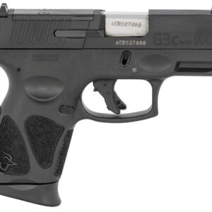 Taurus 1G3CP931 G3C  9mm Luger 12+1 3.26" Matte Stainless Steel Barrel, Matte Black Tenifer Optic Cut/Serrated Slide, Black Polymer Frame w/Picatinny Rail, Black Polymer Grips
