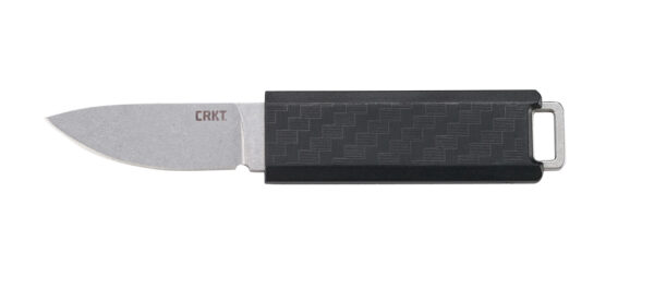 CRKT 2425 Scribe  1.74" Fixed Drop Point Plain Stonewashed 5Cr15MoV SS Blade/ 2.38" Black GRN Handle Includes Pocket Clip/Sheath