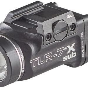 Streamlight 69400 TLR-7 X Sub  Black Anodized 500 Lumens  White LED Glock 43X MOS/48 MOS/43X/48