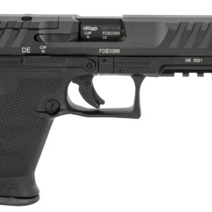 Walther Arms 2858169 PDP  Compact Frame 9mm Luger 10+1 5" Black Steel Barrel, Black Optic Ready/Serrated Steel Slide, Black Polymer Frame w/Picatinny Rail, Textured Polymer Grip, Ambidextrous