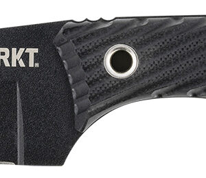 CRKT 2709 Clever Girl  4.60" Fixed Plain Black Powder Coated SK-5 Steel Blade/ Black G10 Handle Includes Sheath