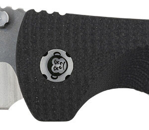 Southern Grind SG03030001 Bad Monkey  4" Folding Drop Point Plain Satin 14C28N Steel Blade, 5.25" Black G10 Handle, Includes Pocket Clip
