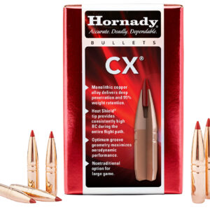 Hornady 30738 CX  30 Cal 190 gr Copper Solid 50 Per Box/ 25 Case