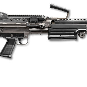 FN 46100169 M249S  5.56x45mm NATO 18.50" Barrel 30+1 Mag Or 200rd Belt Capacity, Black  Fixed Hydraulic Buffer Stock, Non-Slip Buttplate, Optics Ready