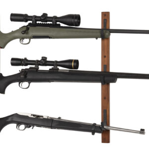 Allen 5656 Gun Collector 3 Gun Brown/Black Wood/Steel Holds 3 Rifle/Shotgun