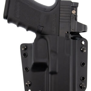 Galco CVS868RB Corvus  IWB/OWB Black Kydex Belt Loop Compatible w/Glock 17 Gen3-5/19 Gen3-5/23 Gen3-5 Belt Up to 1.75" Wide Right Hand