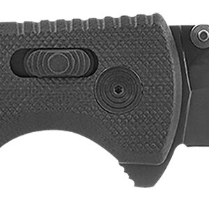 S.O.G SOG-12-63-01 Ultra XR  2.80" Folding Clip Point Plain Graphite TiNi Cryo S35NV Steel Blade/Black Textured Carbon Fiber Handle Includes Pocket Clip