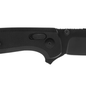 S.O.G SOGTM1027CP Terminus XR 2.95" Folding Clip Point Plain Black TiNi D2 Steel Blade Black G10 Handle Includes Pocket Clip