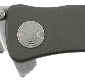 S.O.G SOGTWI8CP Twitch II 2.65" Folding Drop Point Plain Satin AUS-8A SS Blade Gray Anodized Aluminum Handle Includes Belt Clip