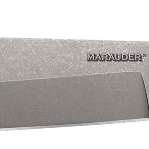 Cold Steel CS39LSWBA Marauder  9" Fixed Bowie Plain Stone Washed AUS-8A SS Blade/Black Kray-Ex Handle Includes Sheath