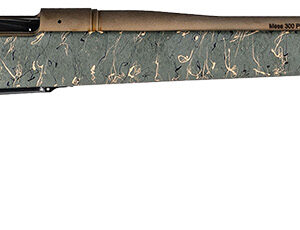 Christensen Arms 8010201000 Mesa Long Range 28 Nosler 3+1 26" Threaded Barrel, Burnt Bronze Cerakote, Green with Black/Tan Webbing Stock