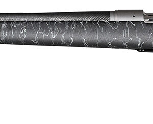 Christensen Arms 8010600100 Ridgeline  6.5 Creedmoor 4+1 24" Carbon Fiber/Threaded Barrel, Tungsten Gray Cerakote, Black with Gray Webbing Stock, Left Hand
