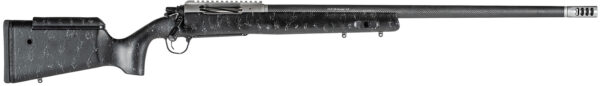 Christensen Arms CA10266375361 ELR  7mm Rem Mag 3+1 26" Target Profile Carbon Fiber Barrel, Black Nitride Finish, Black with Gray Webbing Stock
