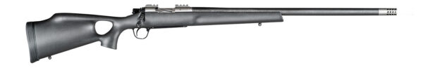 Christensen Arms 8010800105 Summit TI  Full Size 6.5 PRC 3+1, 24" Natural Titanium Steel Threaded Barrel, Natural Titanium Aluminum Receiver, Natural Carbon Fiber Fixed Thumbhole Stock