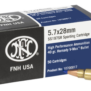 FN 10700017 High Performance  5.7x28mm 40gr Hornady V Max 50 Per Box/10 Case
