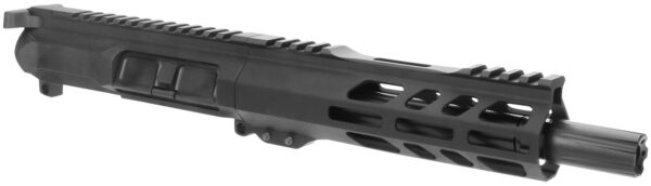 TacFire BU-9MM-7 Pistol Upper Assembly  9mm Luger Caliber with 7" Black Nitride Barrel, Black Anodized 7075-T6 Aluminum Receiver & M-LOK Handguard for AR-Platform Includes Bolt Carrier Group