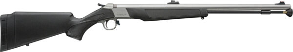 CVA PR2117S Wolf V2 50 Cal 209 Primer 24" Matte Stainless Barrel/Rec Black Synthetic Stock Fiber Optic Sights