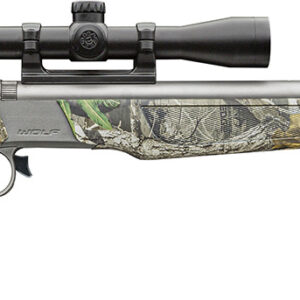 CVA PR2118SSC Wolf V2 50 Cal 209 Primer 24" Matte Stainless Barrel/Rec Realtree Edge Synthetic Stock Includes 3-9x32mm Scope