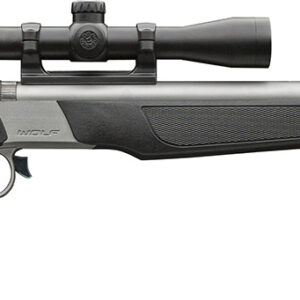CVA PR2117SSC Wolf V2 50 Cal 209 Primer 24" Matte Stainless Barrel/Rec Black Synthetic Stock Includes 3-9x32mm Scope