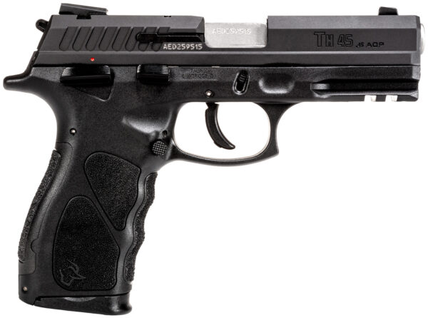 Taurus 1TH45041 TH  Full Size 45 ACP 13+1 4.27" Matte Stainless Steel Barrel, Matte Black Serrated Slide, Black Polymer Frame w/Picatinny Rail, Black Interchangeable Backstrap Grip Right Hand