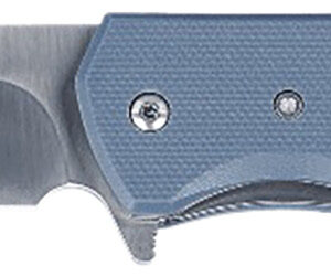CRKT 6880 Ignitor  3.48" Folding Drop Point Plain Satin 8Cr13MoV SS Blade/ Blue/Black G10 Handle Includes Pocket Clip