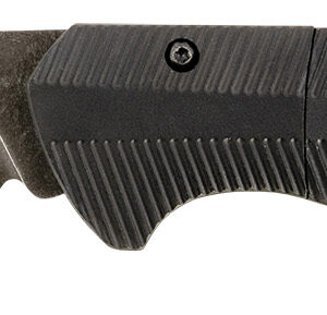Templar Knife AAABK321 Auto Assist  3.50" Folding Drop Point Plain Black Oxide Stonewashed D2 Steel Blade, 4.25" Aluminum Handle