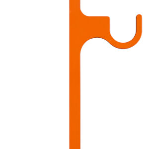 Champion Targets 44915C Impact Steel Double Hanger Stake Rimfire Orange