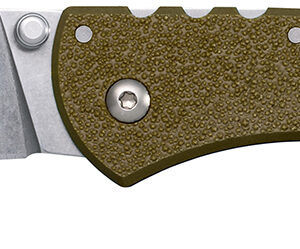 Cold Steel CS20KR7 Range Boss  Folding Clip Point Plain 4034 SS Blade/5.25" OD Green Zy-Ex Handle