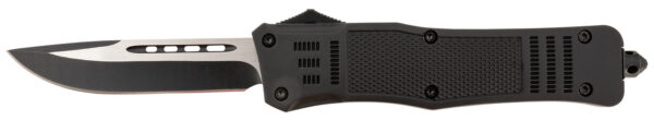 Steel River Knives T620BDP Spartan  3.75" Drop Point Black/Silver 440C SS Blade 5.5" Aluminum Zinc Alloy Handle