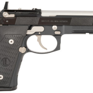 Langdon Tactical Tech LTT92ETJNRR 92 Elite LTT  9mm Luger 18+1 4.70" Stainless Steel Barrel, Black Optic Cut/Serrated Steel Slide, Black Cerakote Frame w/Picatinny Rail, Black VZ G10 Grip