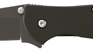 Kershaw 1660CKT Leek  3" Folding Modified Drop Point Plain Black DLC 14C28N Steel Blade Black DLC 410 Stainless Steel Handle Includes Pocket Clip