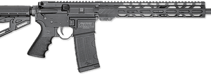 Rock River Arms OP1500 LAR-15M Operator ETR Carbine 5.56x45mm NATO 16" Barrel, 30+1 Optic Ready, Overall Black, RRA NSP-2 Carbine Stock & Hogue Rubber Beavertail Grip Right Hand