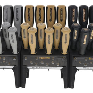 Wheeler 4002882 Hex/Torx Benchtop Screwdriver Set Rubber Handle 30 Pieces