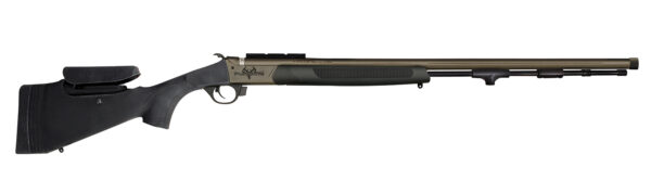 Traditions R74665050B Pursuit XT Pro 45 Cal Tungsten Cerakote 26" Fluted/Threaded w/VAPR Twist Barrel, Black Adj Cheek Piece & LOP Synthetic Stock