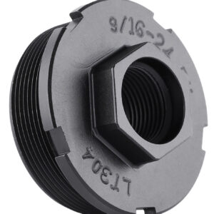 Dead Air LT301 HUB Direct Thread Mount 1/2"x28 4140 HT Alloy Steel Black