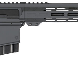 CMMG 28A670CSG Resolute MK4 22 ARC Black Nitride Threaded Barrel, Sniper Gray Cerakote Picatinny Rail Aluminum Receiver, M-LOK Handguard, Black Synthetic CMMG 6 Position RipStock, Black Polymer Grip