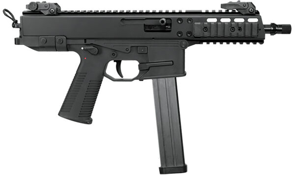 B&T Firearms BT450004 GHM  45 ACP 25+1 6.80" Black Steel Barrel, Picatinny Rail Receiver, Black Polymer Grip