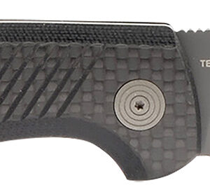 S.O.G SOGTM1006BX Terminus SJ LTE 2.90" Folding Plain Black TiNi S35VN SS Blade, Graphite Textured G10 Handle