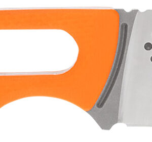 S.O.G SOG17330157 Ether FX 3.10" Fixed Drop Point Plain Brushed Satin CPM S35VN SS Blade, Blaze Orange Textured G10 Handle