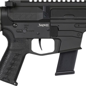 CMMG 45AB70FAB Banshee MKG 45 ACP 13+1 5" Black Nitride Medium Taper Threaded Barrel, EML 4" M-LOK Handguards Black Armor Cerakote, Aluminum Picatinny Rail Receiver, CMMG Zeroed Grips