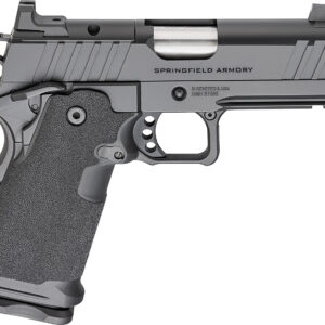 Springfield Armory PH9117AOSLCCOMP Prodigy DS  9mm Luger 10+1 4.25" Stainless Match Grade Bull Barrel, Black Cerakote Optic Ready Carbon Steel Slide & Frame w/Beavertail, Black Polymer Grip