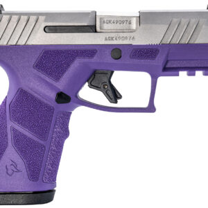 Taurus 1-GX2939DP-10 GX2  9mm 10+1 3.37" Matte Stainless Steel Barrel, Matte Serrated Stainless Steel Slide, Dark Purple Polymer Frame w/Picatinny Rail, Polymer Grip